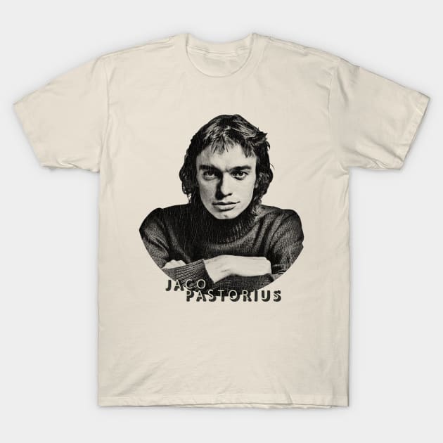 Retro Jaco Pastorius T-Shirt by MuraiKacerStore